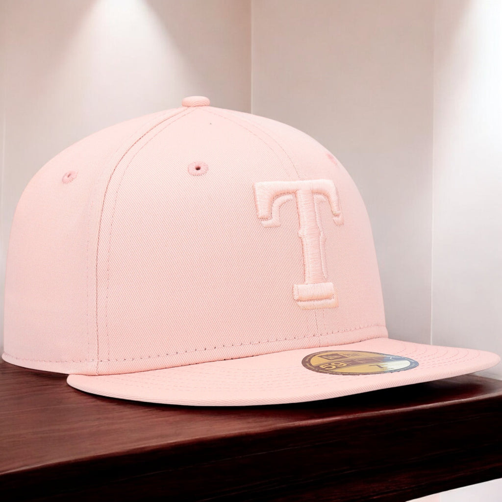 [70620384] Mens New Era MLB TEXAS RANGERS 5950 FITTED - BLUSH SKY TONAL