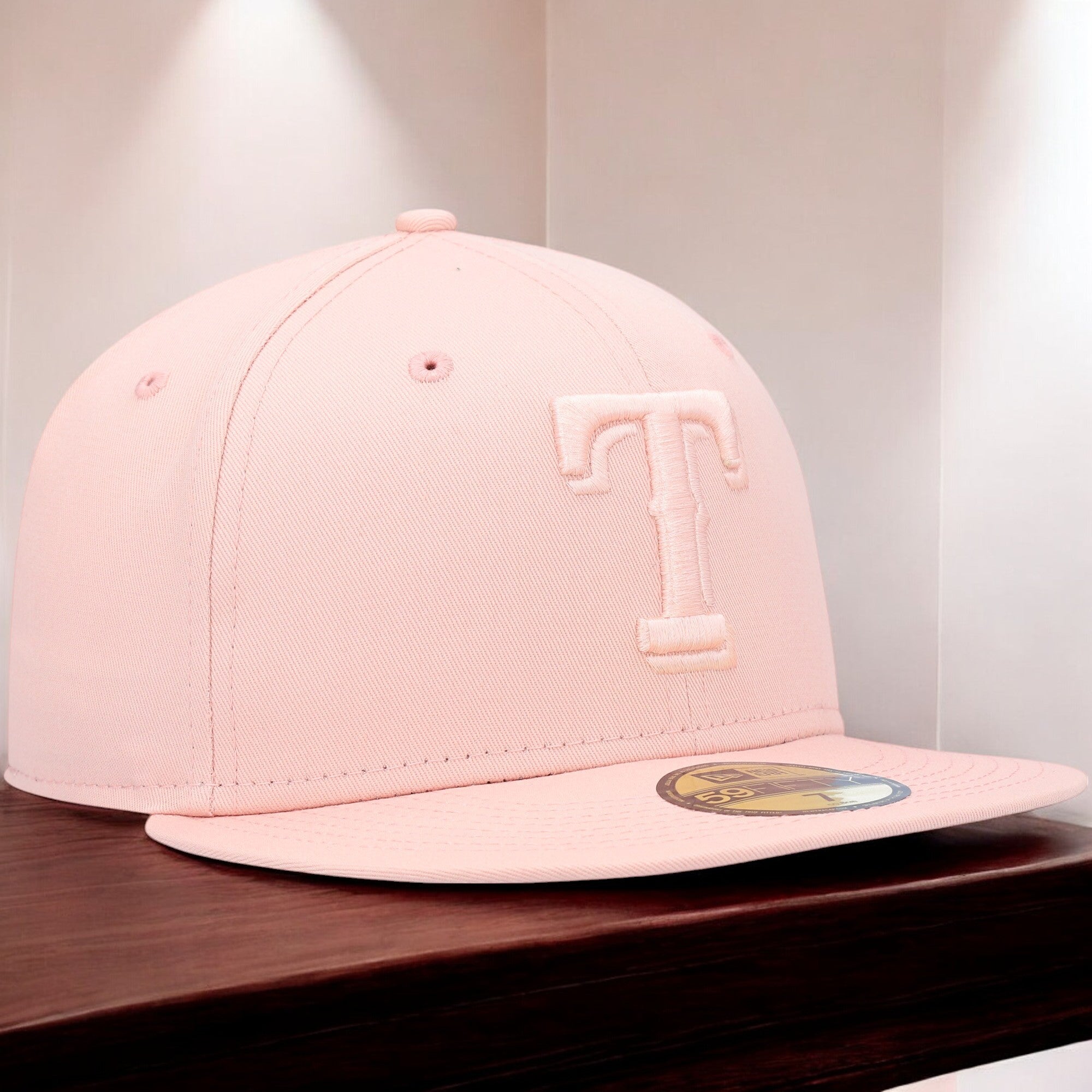 [70620384] Mens New Era MLB TEXAS RANGERS 5950 FITTED - BLUSH SKY TONAL