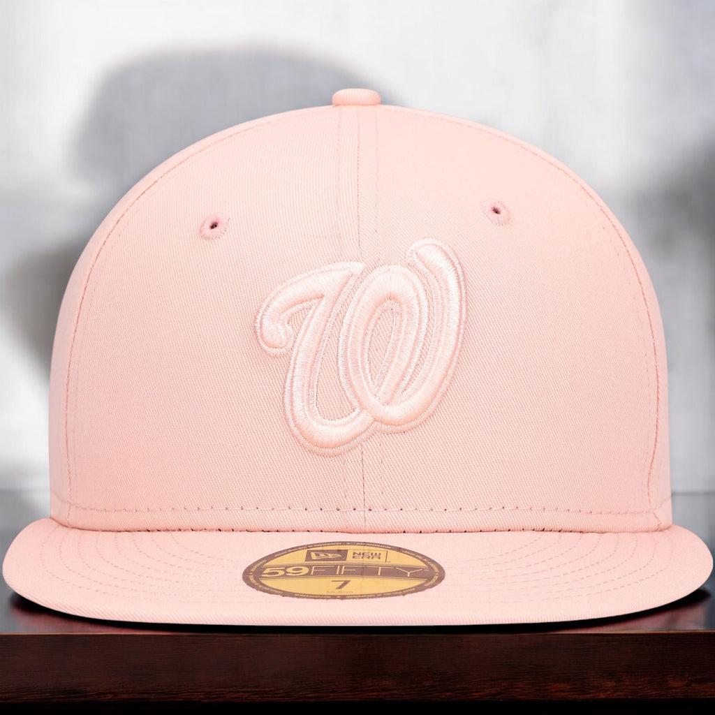 [70620388] Mens New Era MLB WASHINGTON NATIONALS 5950 FITTED - PINK BLUSH TONAL