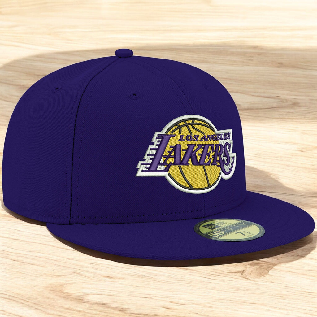 [70632836] Mens New Era NBA 5950 BASIC TEAM COLOR LOW PROFILE FITTED - LA LAKERS