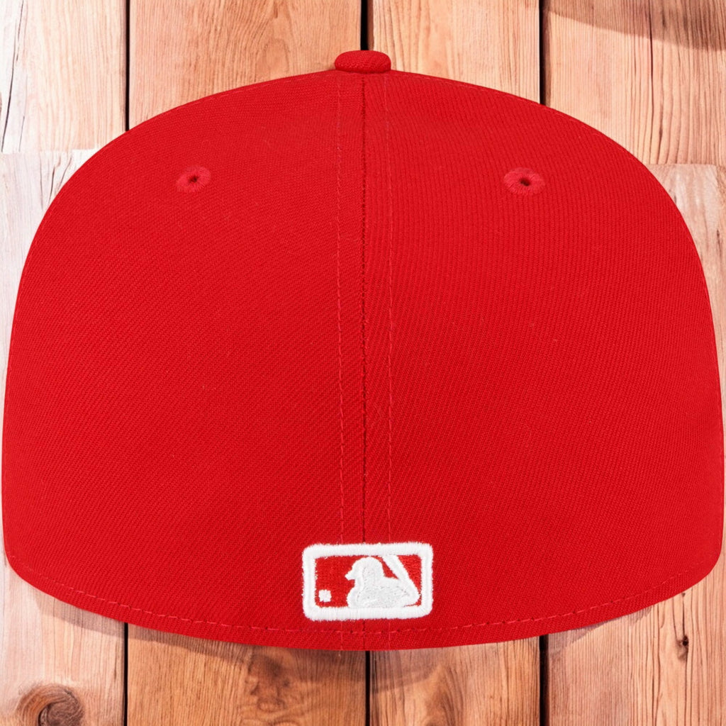 [60291316] Mens New Era MLB ATLANTA BRAVES 5950 FITTED 'SIDE PATCH ASG' - RED