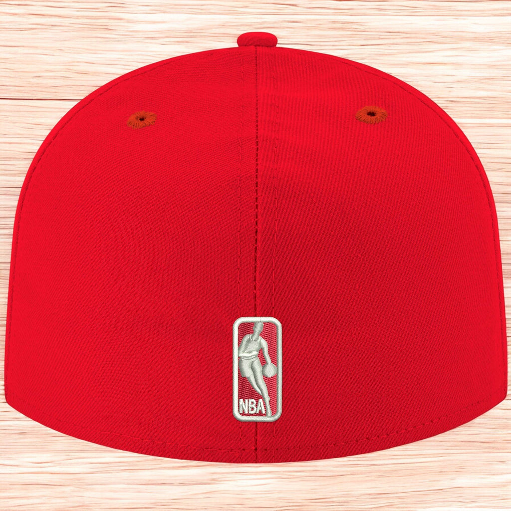 [70343250] MENS NEW ERA NBA ATLANTA HAWKS 5950 FITTED - RED