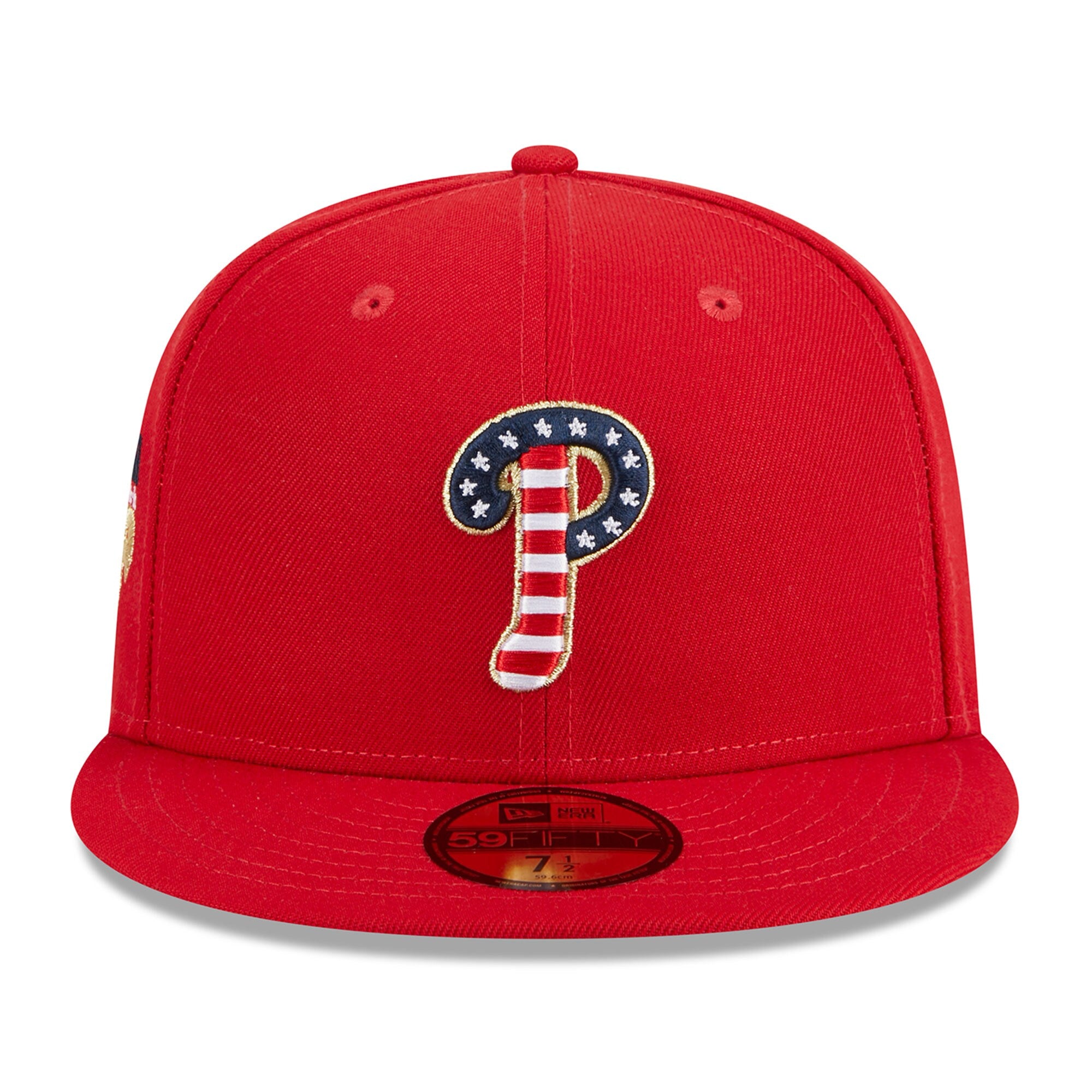 [60360518] MENS NEW ERA MLB PHILADELPHIA PHILLIES 5950 JULY 4TH FITTED - RED