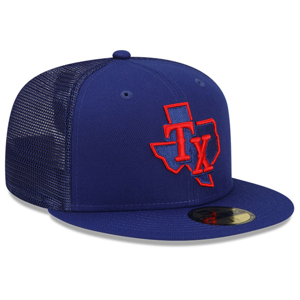 [60228492] MENS NEW ERA MLB TEXAS RANGERS 5950 BATTING PRACTICE FITTED - ROYAL