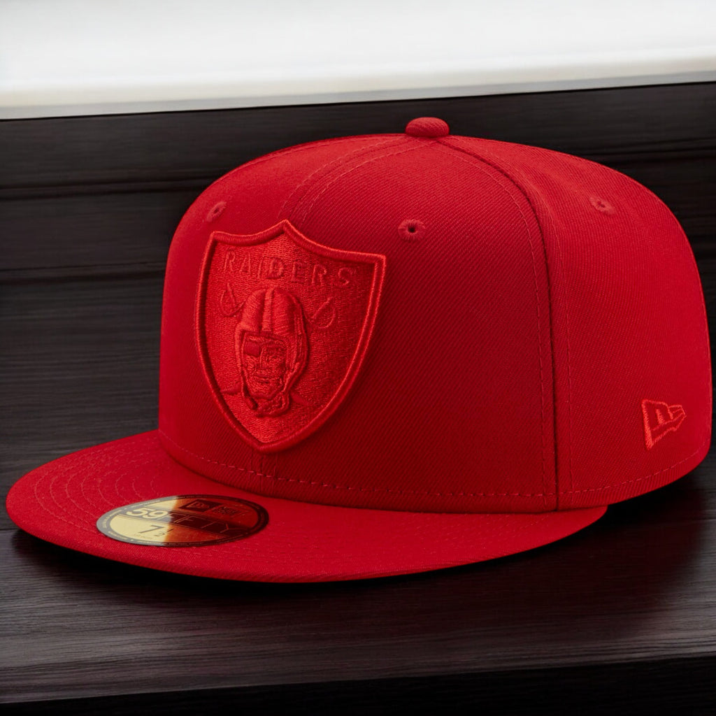 [60166085] MENS NEW ERA NFL LAS VEGAS RAIDERS 5950 COLOR PACK FITTED - RED