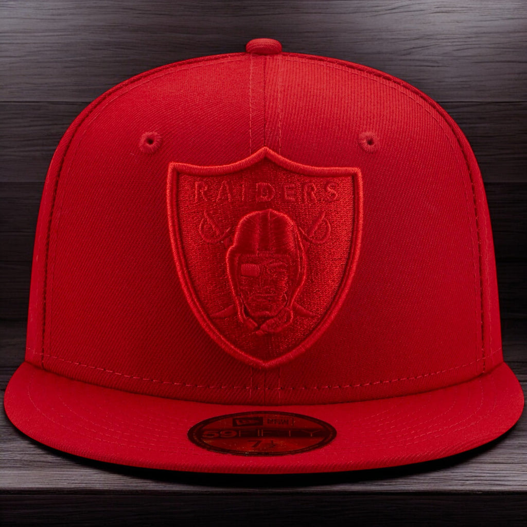 [60166085] MENS NEW ERA NFL LAS VEGAS RAIDERS 5950 COLOR PACK FITTED - RED
