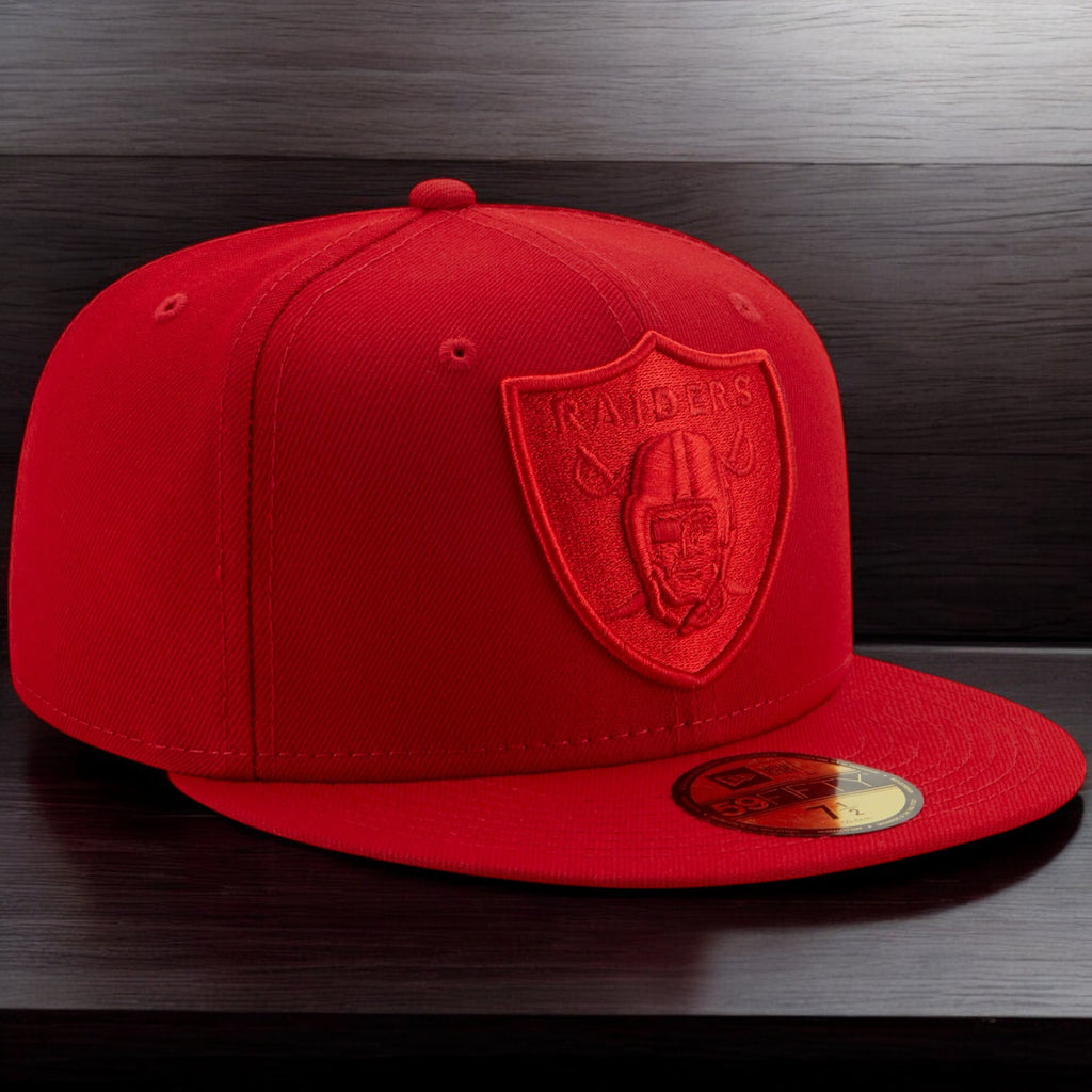 [60166085] MENS NEW ERA NFL LAS VEGAS RAIDERS 5950 COLOR PACK FITTED - RED