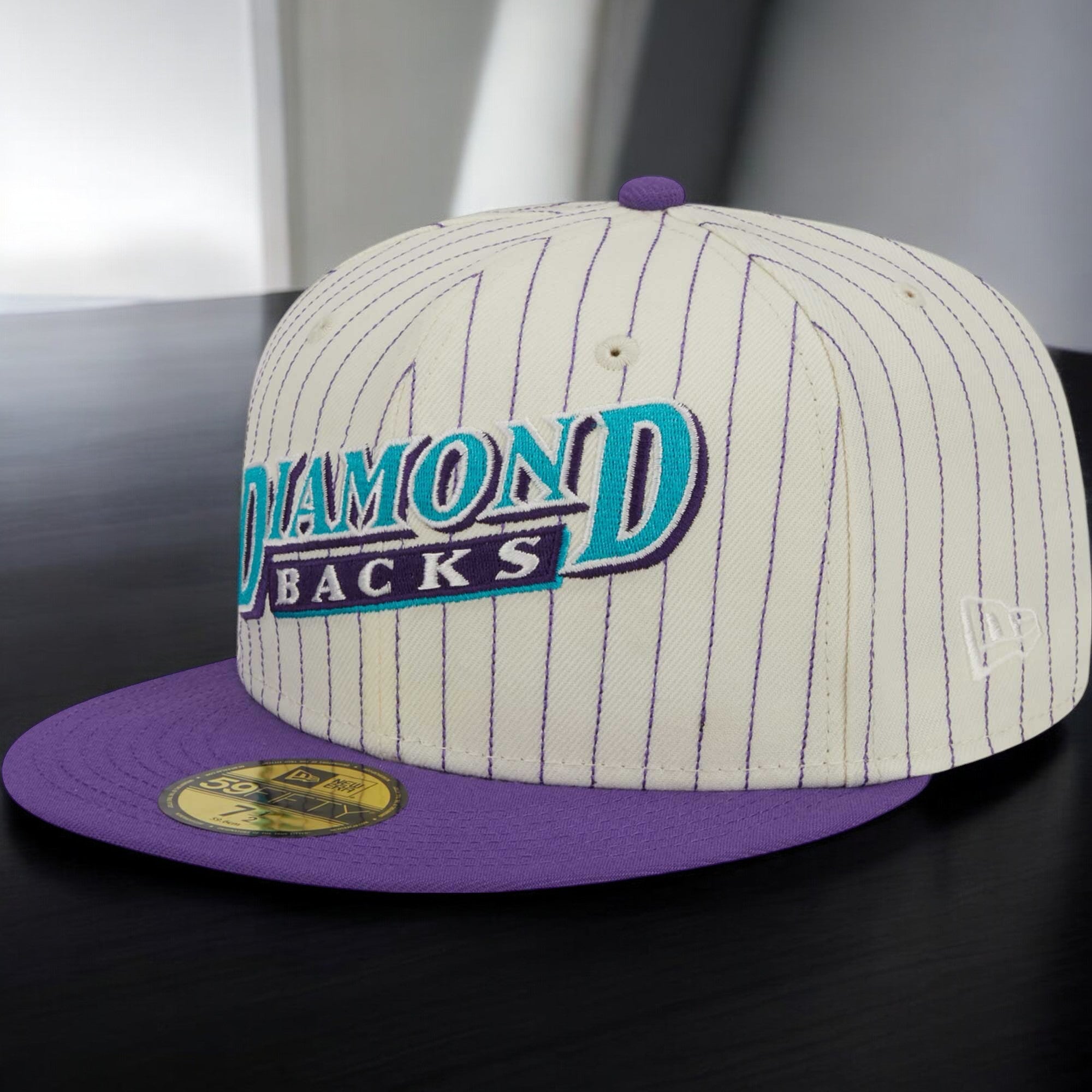 [60417775] MENS NEW ERA MLB ARIZONA DIAMONDBACKS 5950 RETRO SCRIPT FITTED