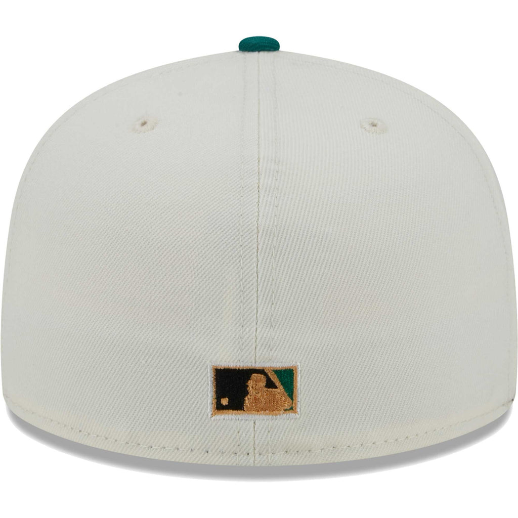 [60417676] Mens New Era MLB NY YANKEES 5950 COOP FITTED - CREAM/DARK GREEN