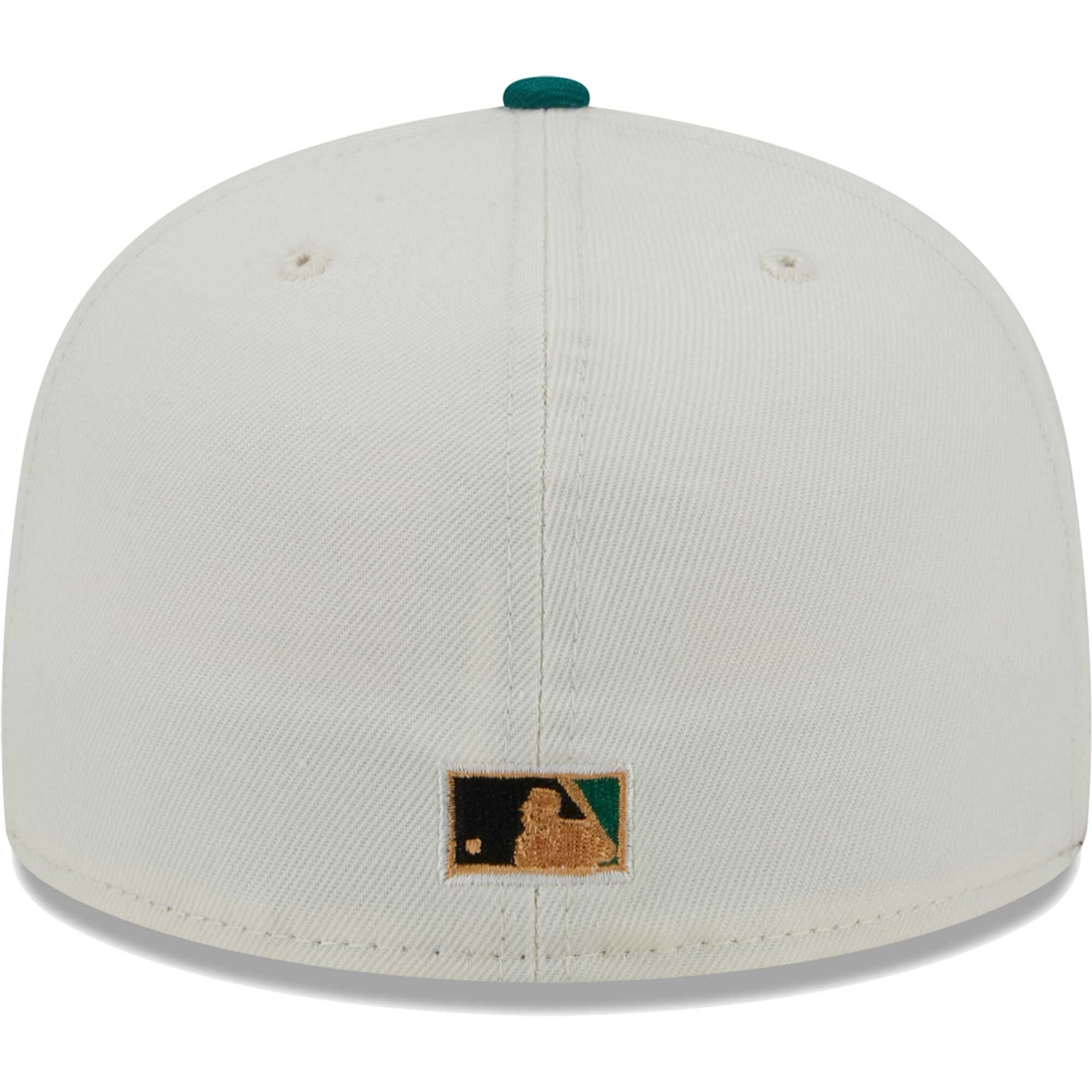 [60417676] Mens New Era MLB NY YANKEES 5950 COOP FITTED - CREAM/DARK GREEN