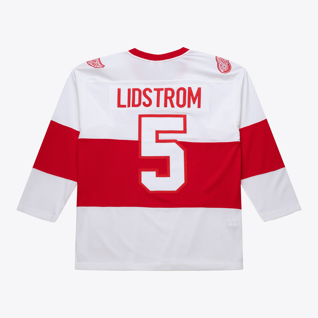 Mens Mitchell & Ness NHL WHITE JERSEY RED WINGS 2008 NICKLAS LIDSTROM