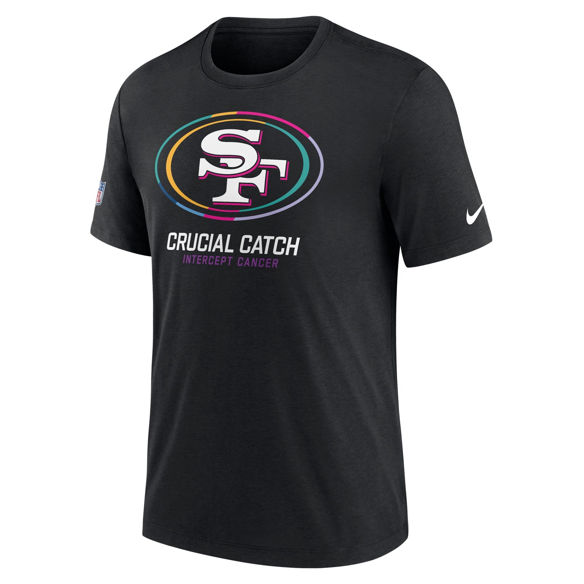 [02G3-00A-ZUT-GXZ] Mens Nike NFL SAN FRANCISCO 49ERS 2024 CRUCIAL CATCH T-SHIRT