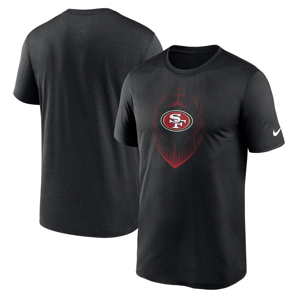 Mens Nike NFL BLACK SF 49ERS PRIMETIME LEGEND ICON PERFORMANCE T-SHIRT