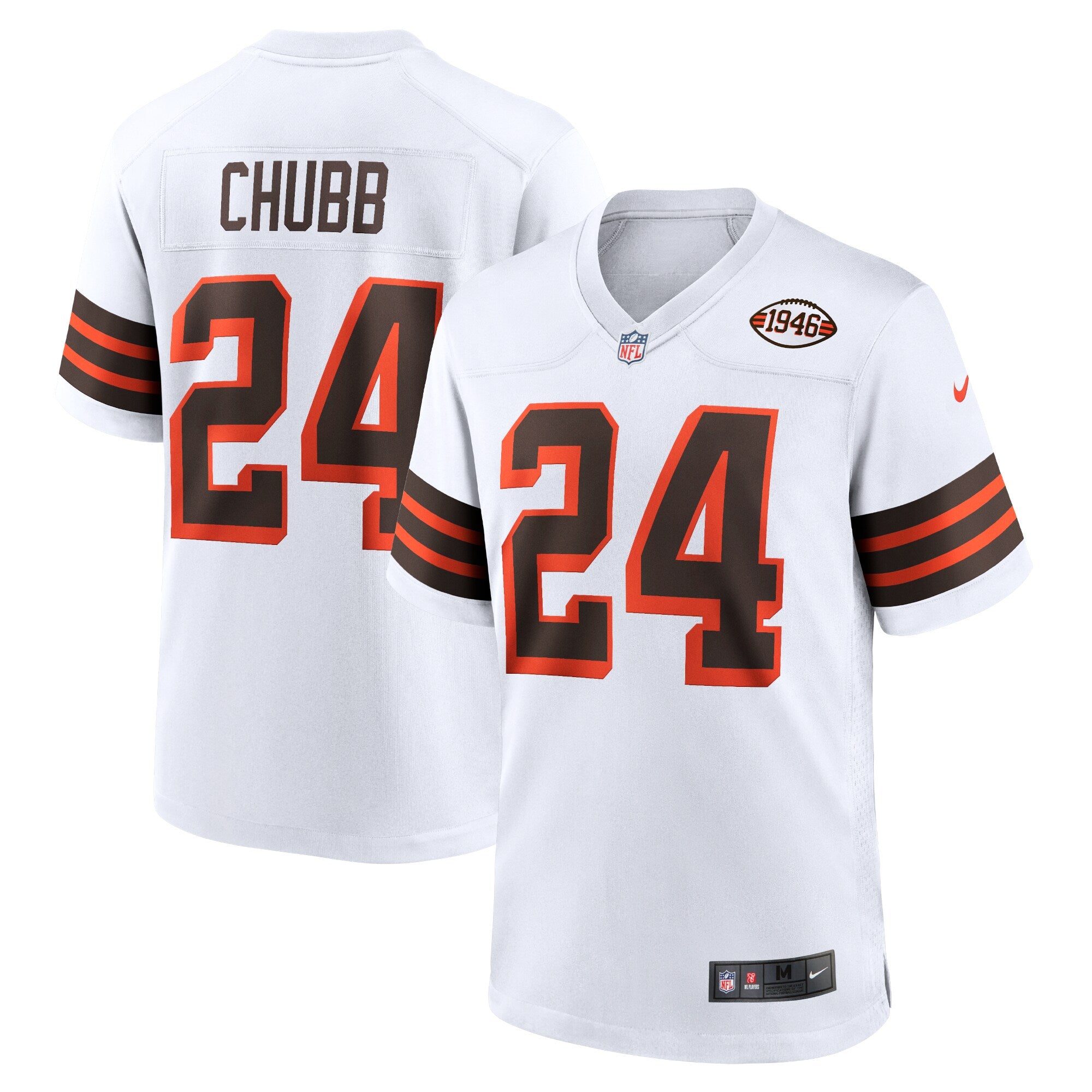 [9Z1B7Z1P9-BRWNC] YOUTH NIKE NICK CHUBB CLEVELAND BROWNS JERSEY