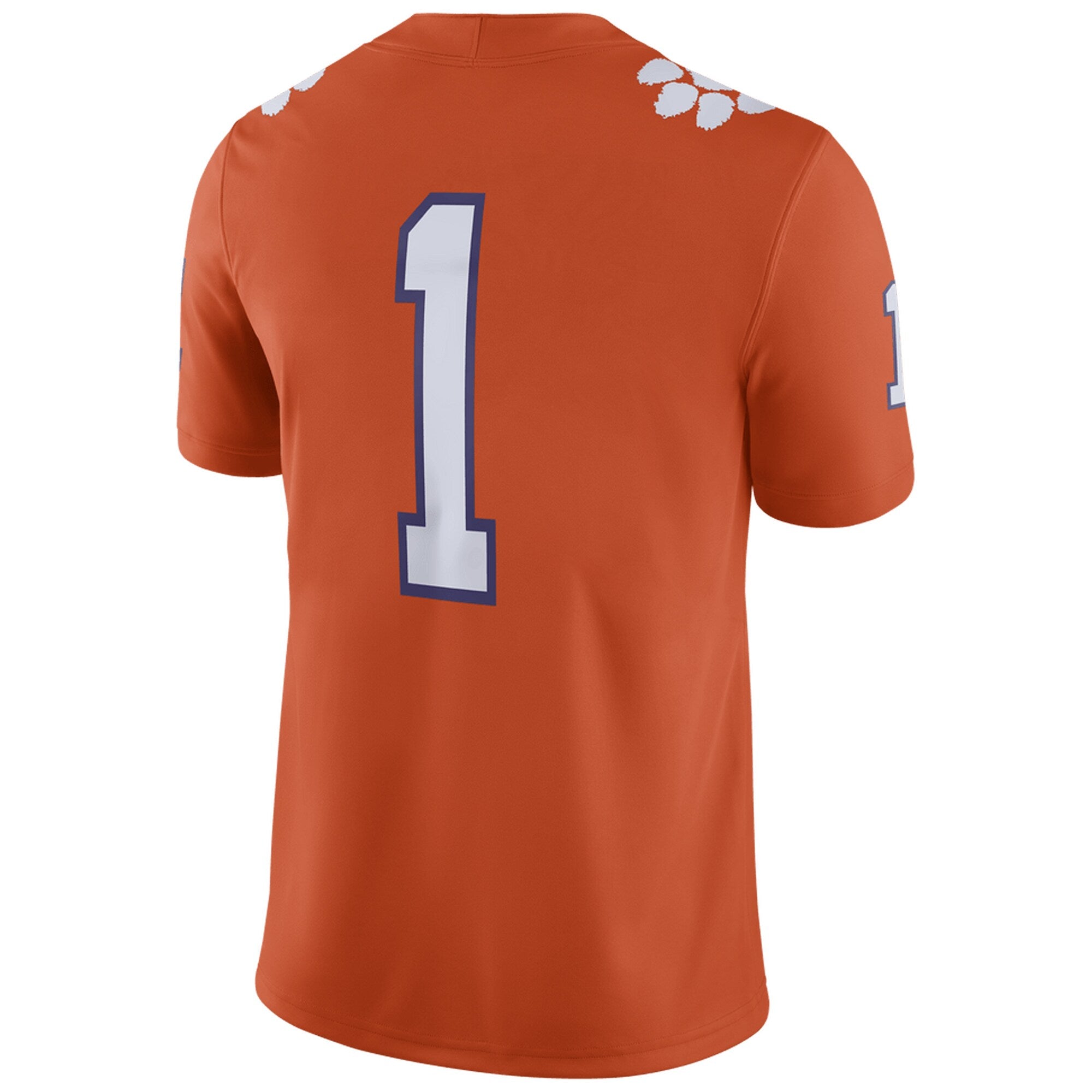 [AO9888-893] Mens Nike NCAA Clemson Tigers #1 Home Game Jersey
