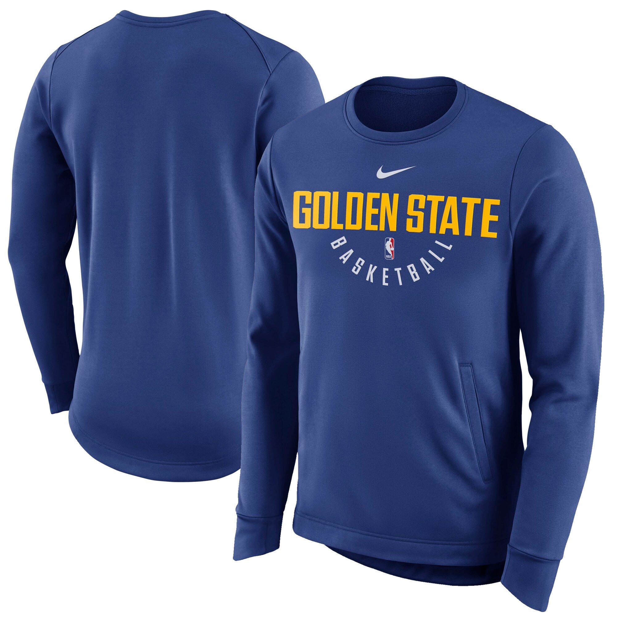 [865261-495] Mens Nike NBA Golden State Warriors Sweatshirt