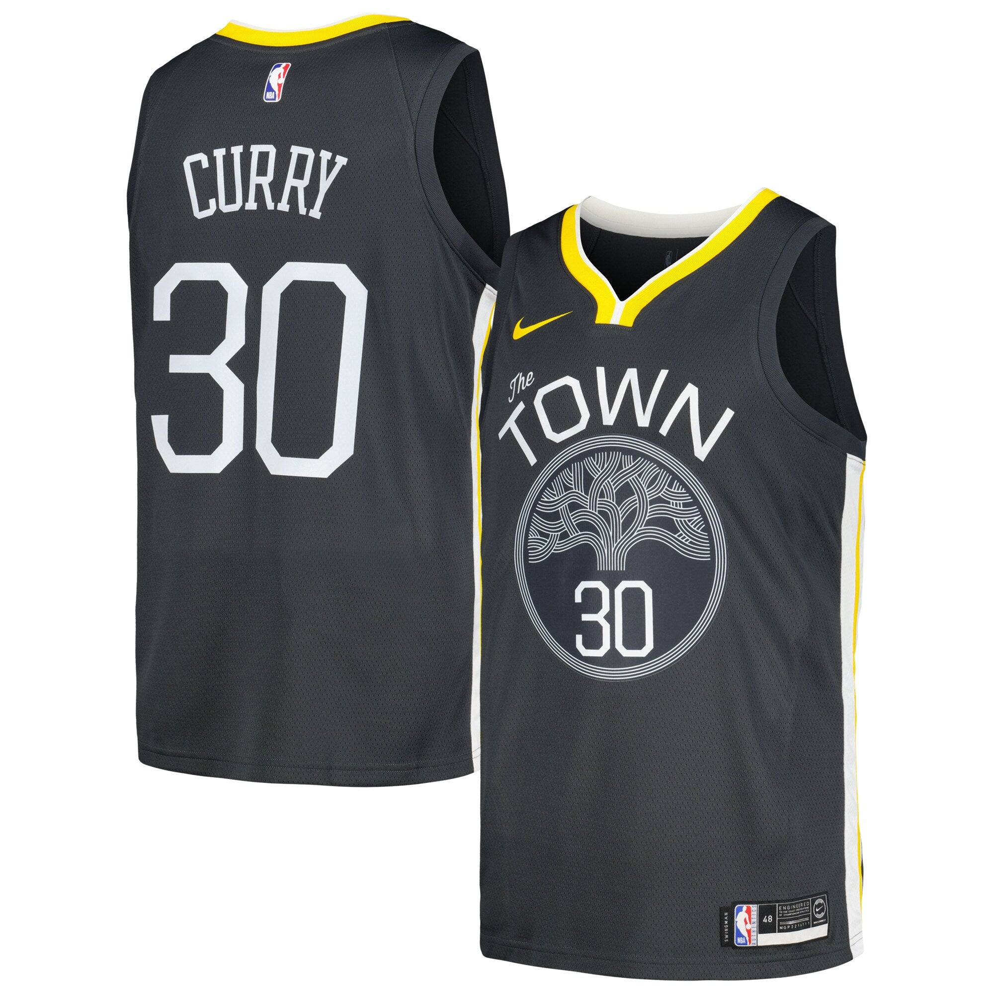 [9Z2B7BZ3W-CURRY] Youth Nike NBA GS Warriors Home Swingman Jersey Steph Curry
