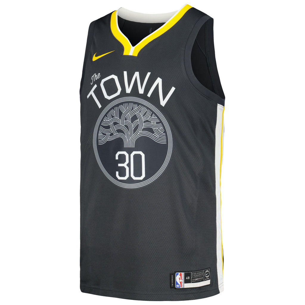 [9Z2B7BZ3W-CURRY] Youth Nike NBA GS Warriors Home Swingman Jersey Steph Curry