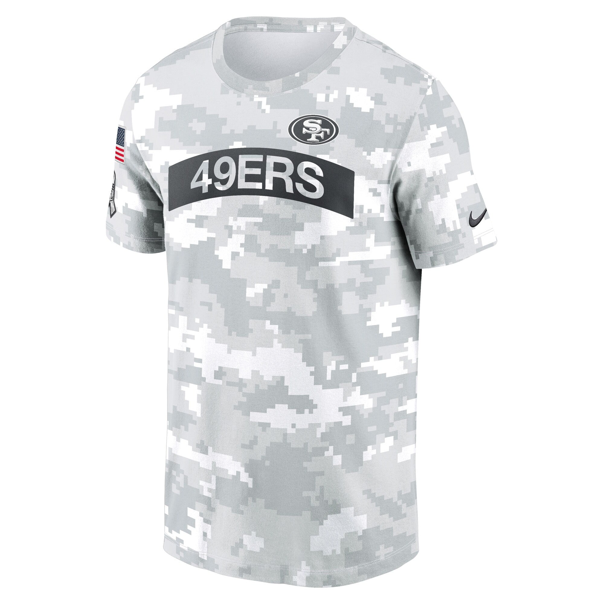 Mens Nike NFL SAN FRANCISCO 49ERS SALUTE TO SERVICE LOGO T-SHIRT