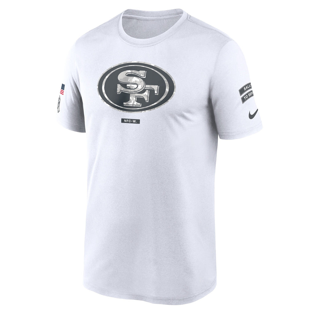 Mens Nike NFL SF 49ERS 2024 SALUTE TO SERVICE LEGEND PERFORMANCE T-SHIRT