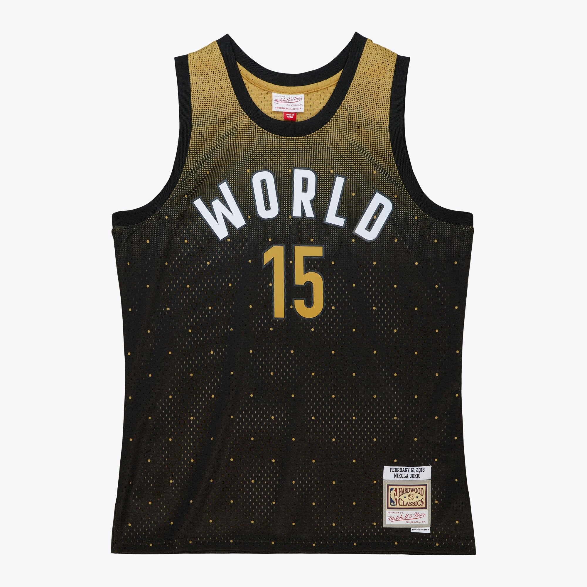 MENS MITCHELL & NESS NBA WORLD JERSEY ALL-STAR 2016 NIKOLA JOKIC
