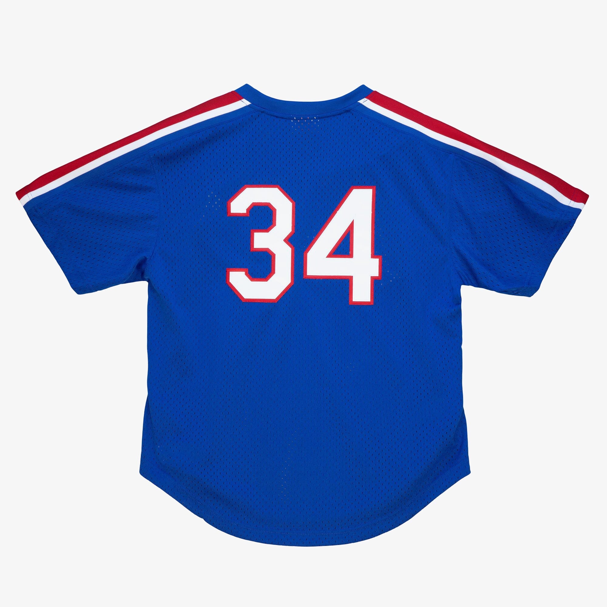 MENS MITCHELL & NESS MLB AUTHENTIC BP JERSEY - PULLOVER RANGERS 1989 NOLAN RYAN