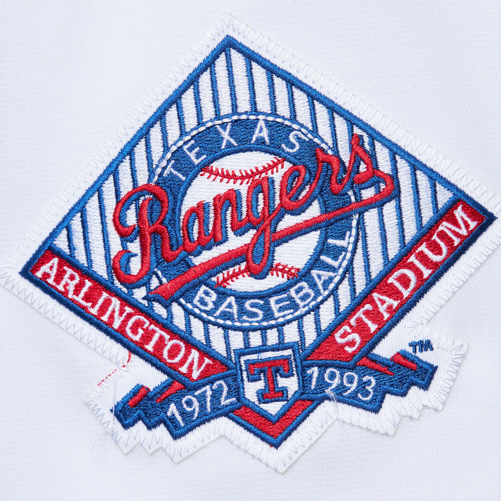 Mens Mitchell & Ness MLB WHITE JERSEY RANGERS 1993 NOLAN RYAN
