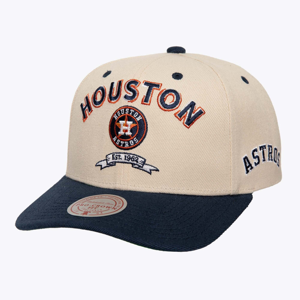 Mens Mitchell & Ness MLB LEGACY DEFINED PRO SNAPBACK ASTROS
