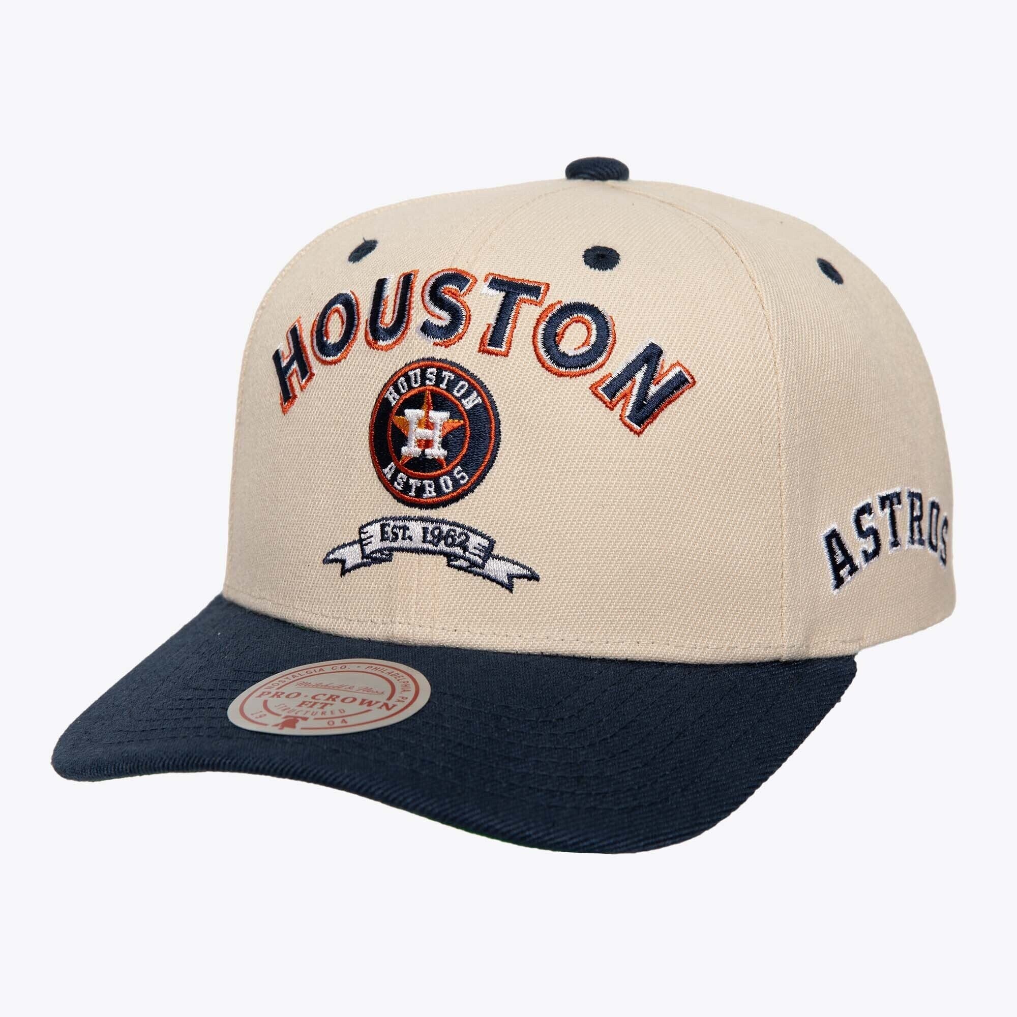 Mens Mitchell & Ness MLB LEGACY DEFINED PRO SNAPBACK ASTROS