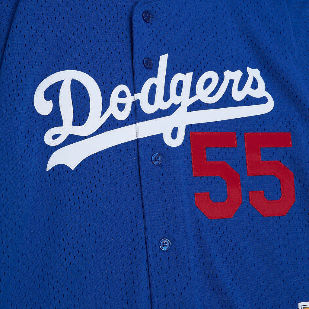 Mens Mitchell & Ness MLB BP JERSEY DODGERS 2000 OREL HERSHISER