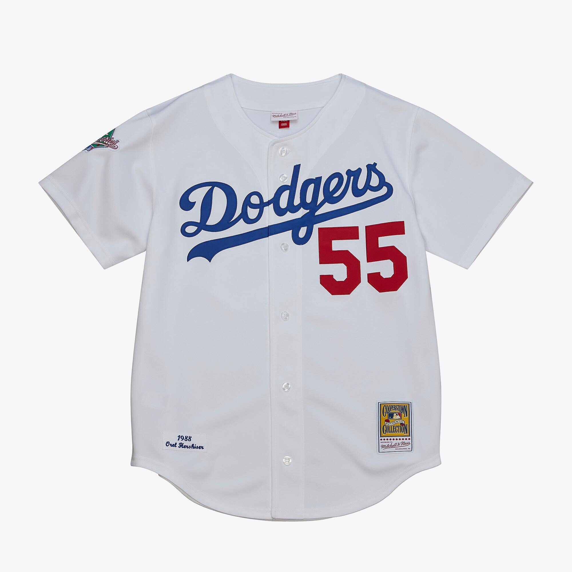 Mens Mitchell & Ness MLB WS HOME JERSEY DODGERS 1988 OREL HERSHISER