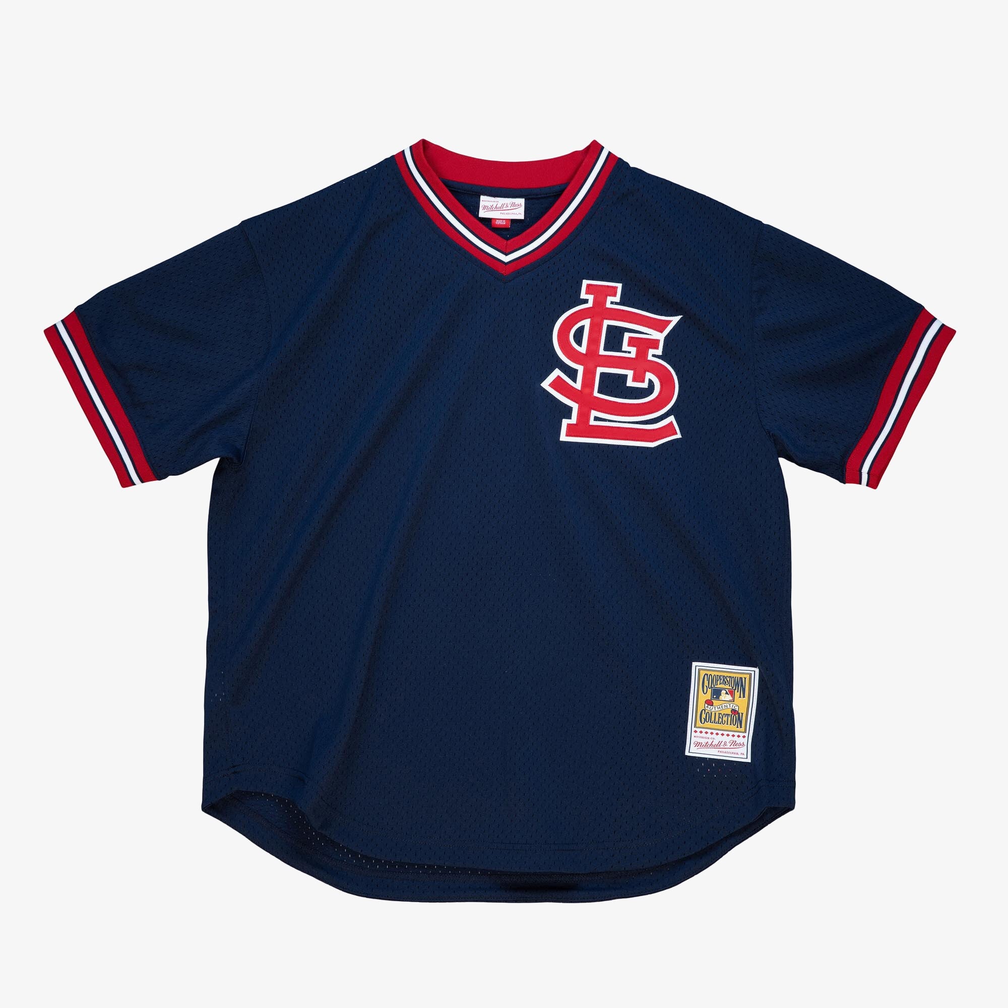 MENS MITCHELL & NESS MLB AUTHENTIC BP JERSEY - CARDINALS 1994 OZZIE SMITH