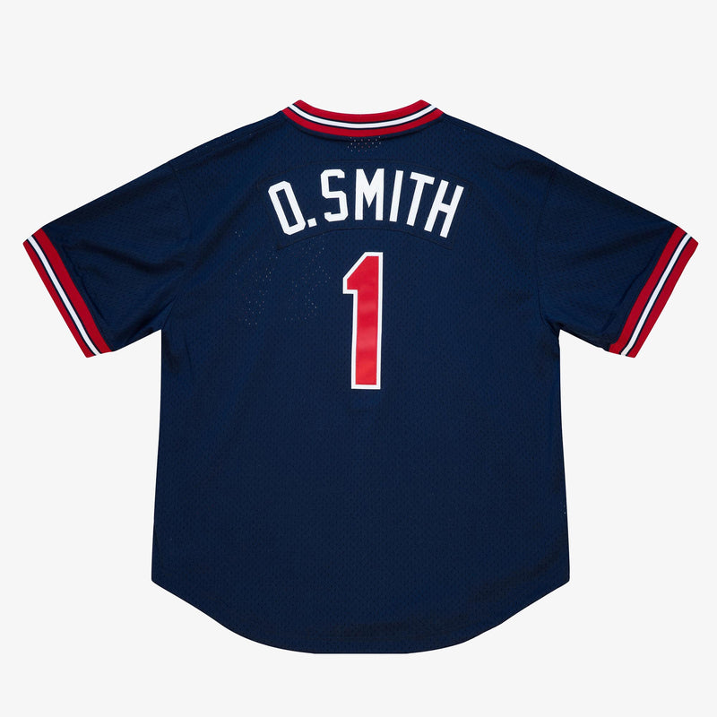 MENS MITCHELL & NESS MLB AUTHENTIC BP JERSEY - CARDINALS 1994 OZZIE SMITH