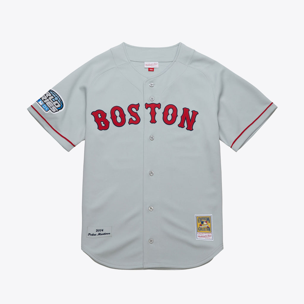 Mens Mitchell & Ness MLB DARK JERSEY RED SOX 2004 PEDRO MARTINEZ