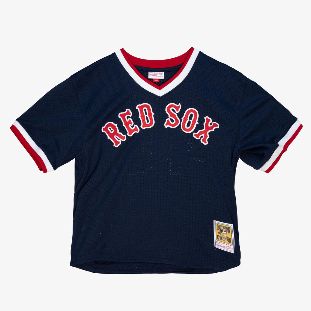 Mens Mitchell & Ness MLB AUTHENTIC BP JERSEY - PULLOVER RED SOX 1999 PEDRO MARTINEZ