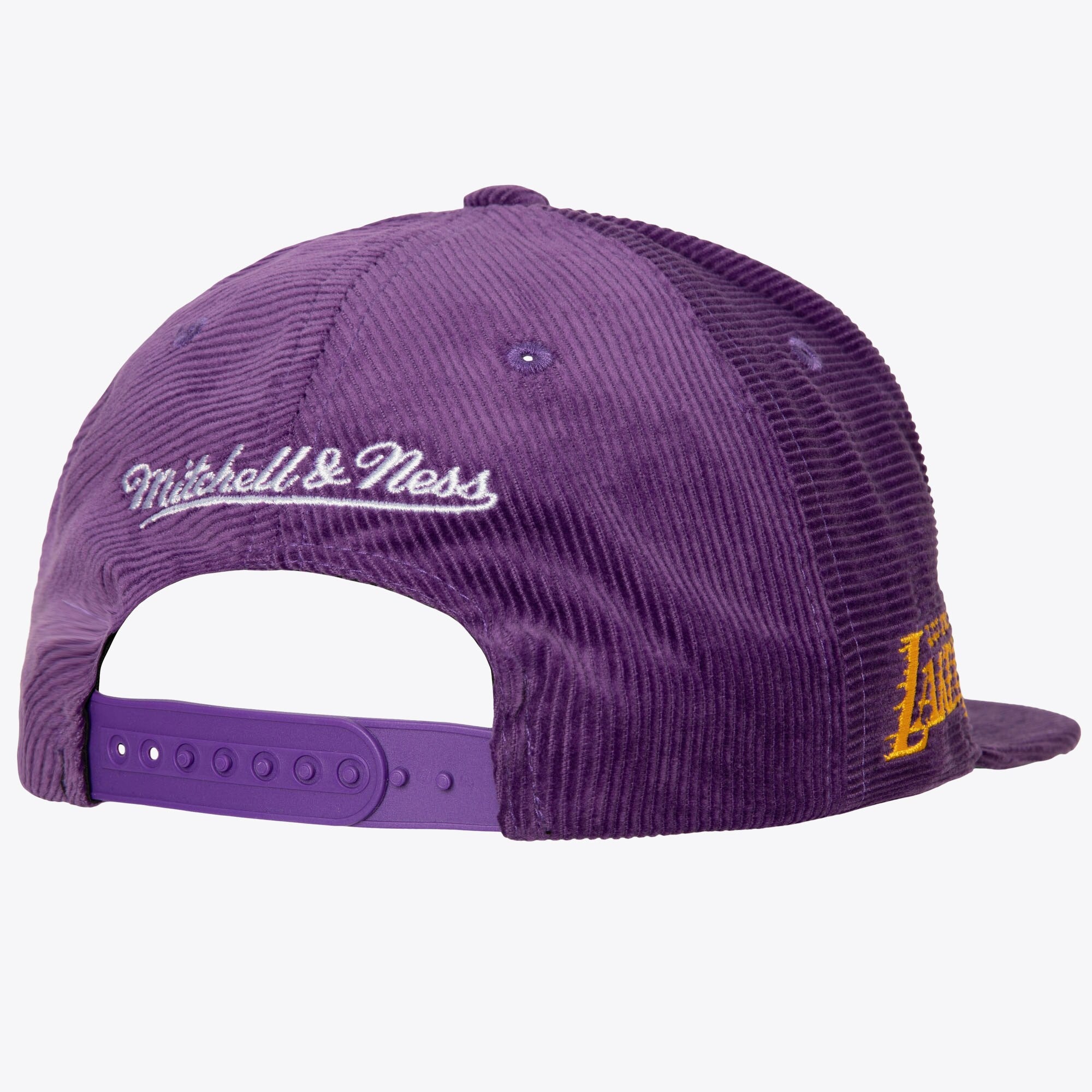 MENS MITCHELL & NESS NBA ALL DIRECTIONS SNAPBACK LAKERS - PURPLE