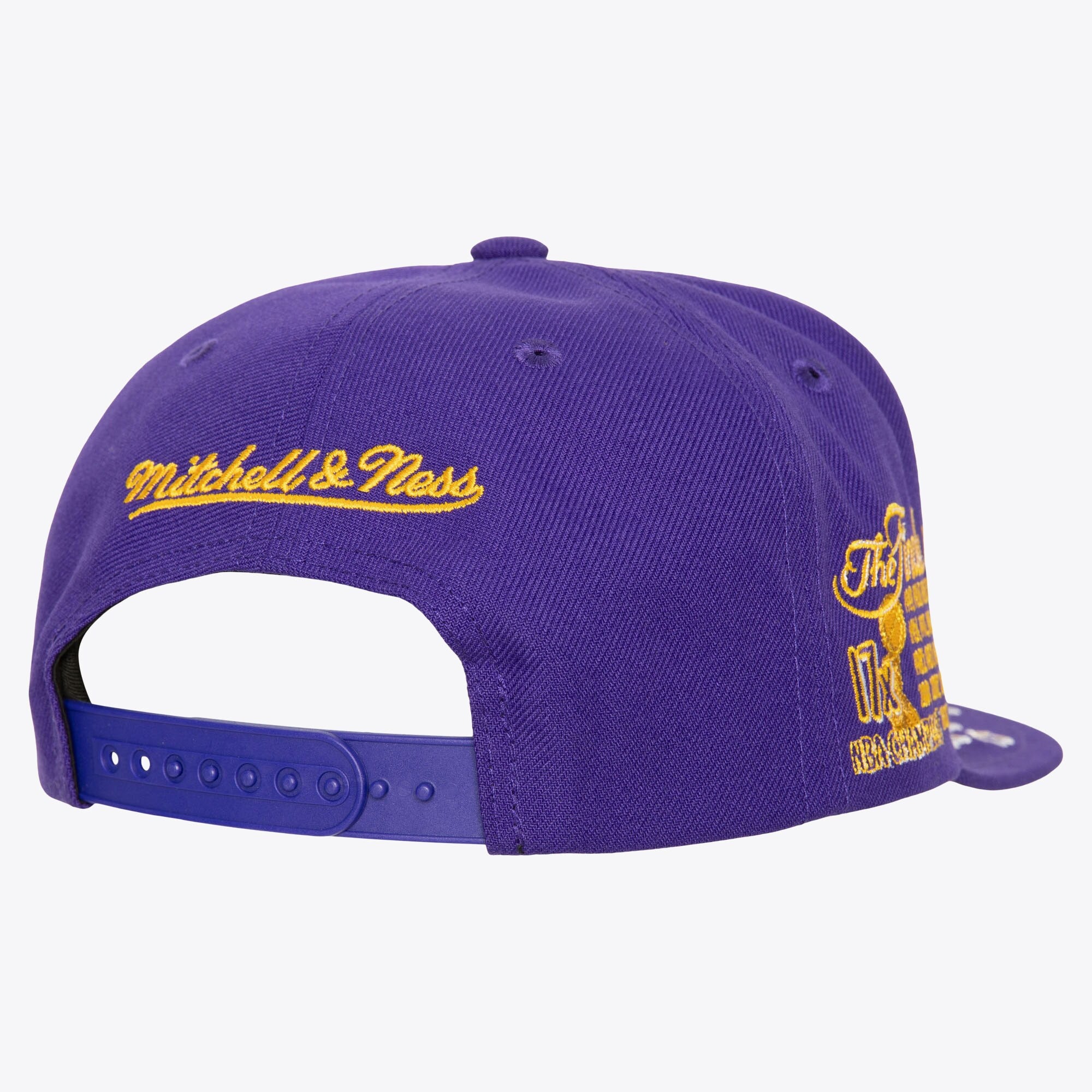 MENS MITCHELL & NESS NBA ALL OUT SNAPBACK LAKERS - PURPLE