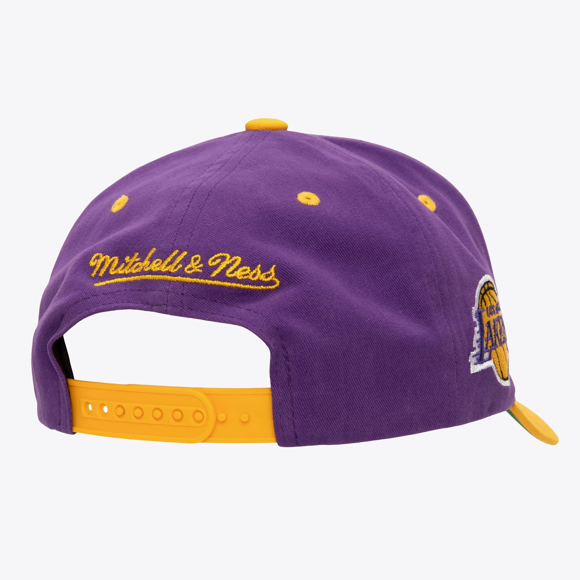 MENS MITCHELL & NESS NBA BLOCK SWEEP PRO SNAPBACK LAKERS