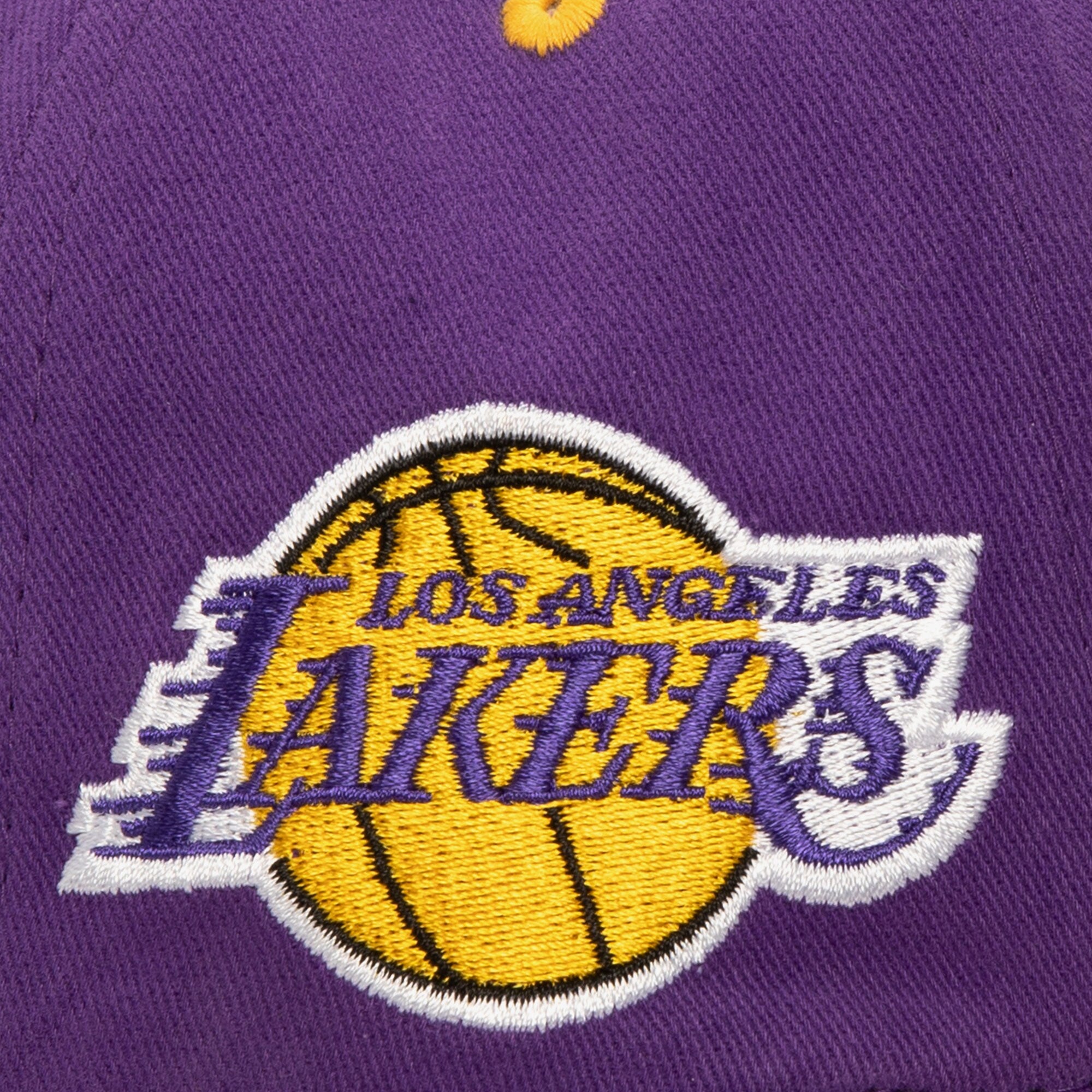 MENS MITCHELL & NESS NBA BLOCK SWEEP PRO SNAPBACK LAKERS