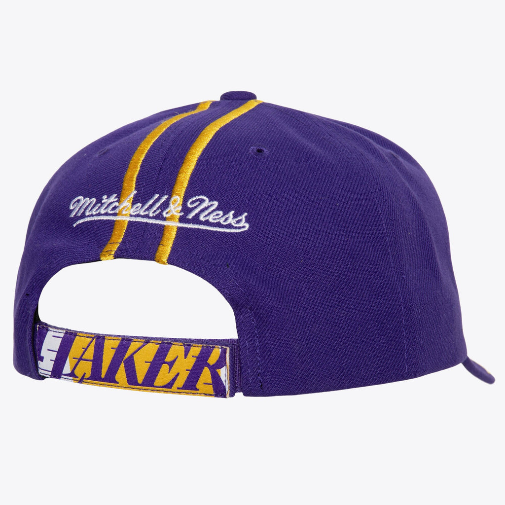 MENS MITCHELL & NESS NBA 1998 DRAFT PRO STRAPBACK LAKERS - PURPLE