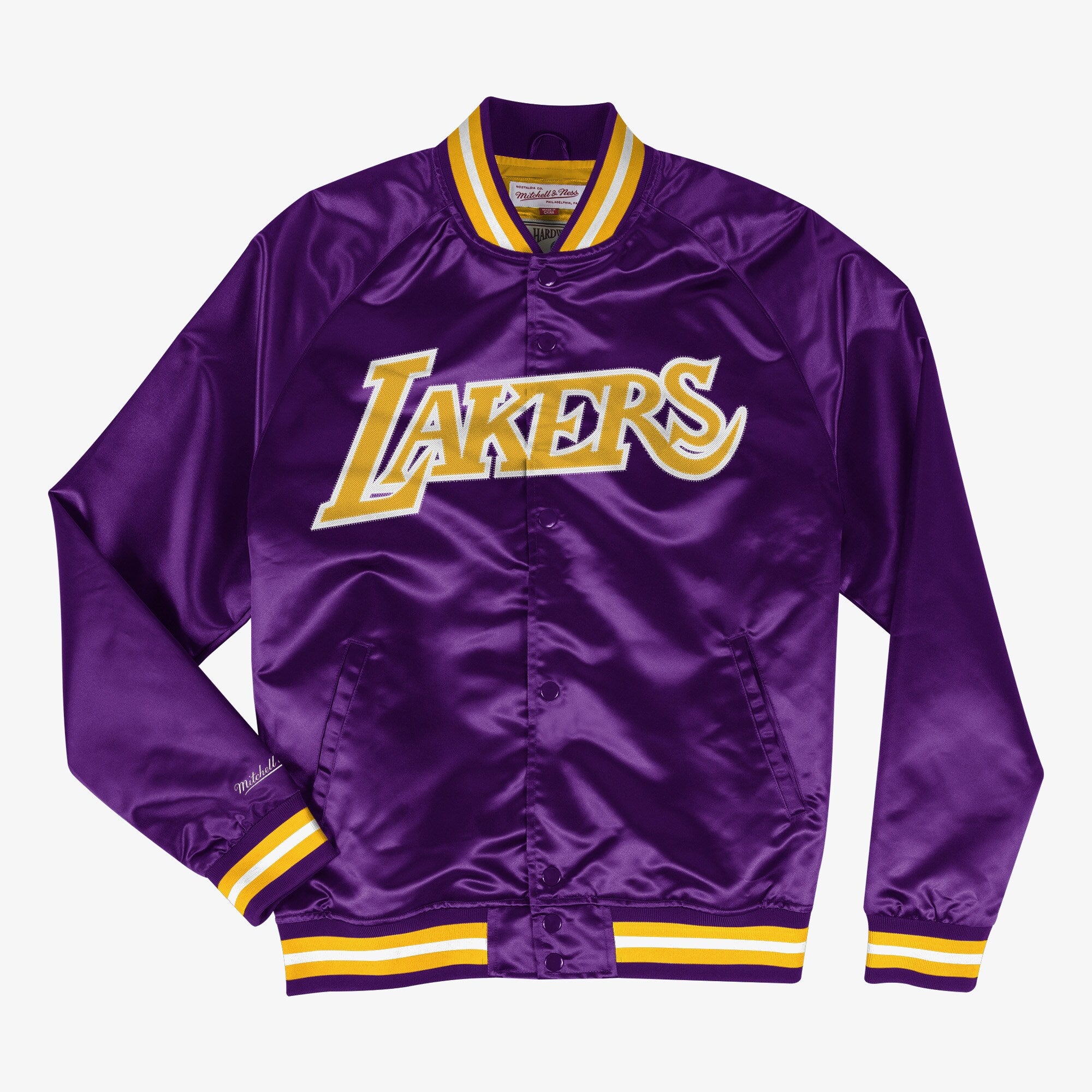 Mens Mitchell & Ness NBA LIGHTWEIGHT SATIN JACKET LAKERS