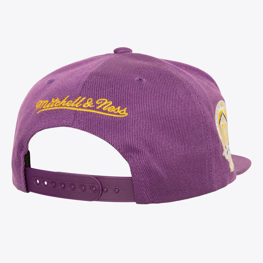 MENS MITCHELL & NESS NBA WATCH ME SHINE SNAPBACK LAKERS