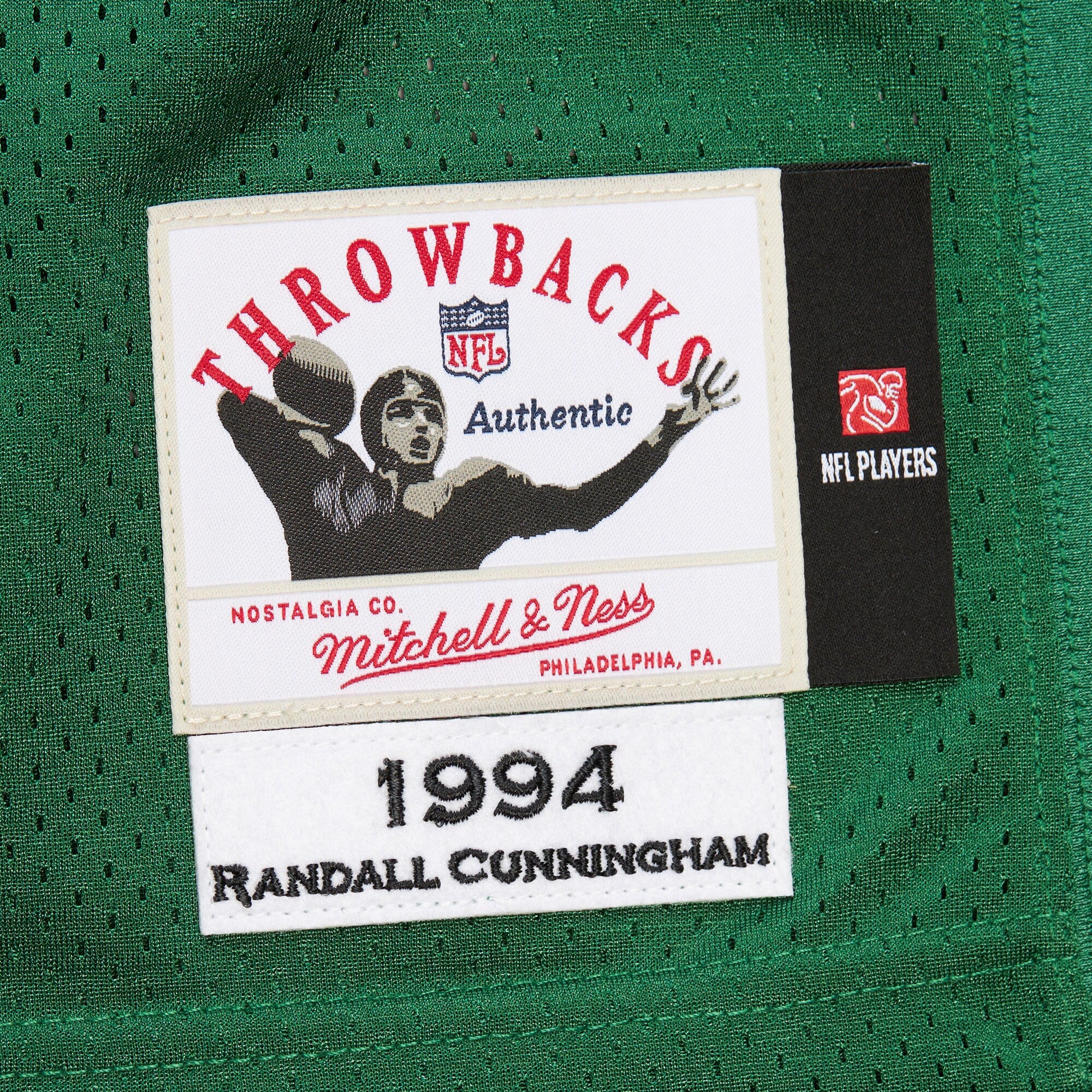 Mens Mitchell & Ness NFL DARK JERSEY EAGLES 1994 RANDALL CUNNINGHAM