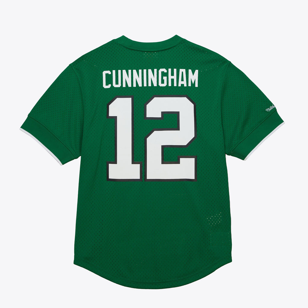 Mens Mitchell & Ness NFL N&N MESH CREWNECK EAGLES 1992 RANDALL CUNNINGHAM GREEN