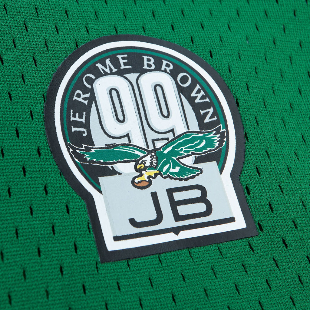 Mens Mitchell & Ness NFL N&N MESH CREWNECK EAGLES 1992 RANDALL CUNNINGHAM GREEN