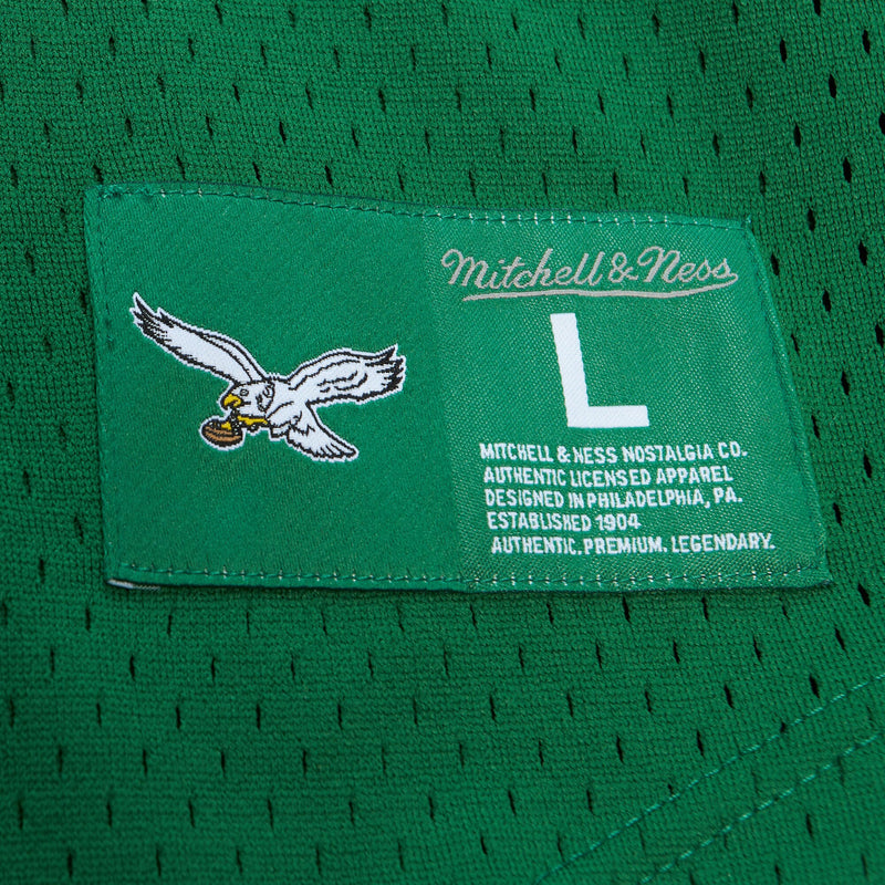 Mens Mitchell & Ness NFL N&N MESH CREWNECK EAGLES 1992 RANDALL CUNNINGHAM GREEN