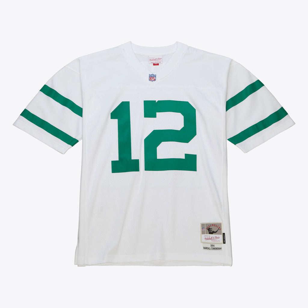 Mens Mitchell & Ness NFL WHITE THROWBACK JERSEY EAGLES 1994 RANDALL CUNNINGHAM