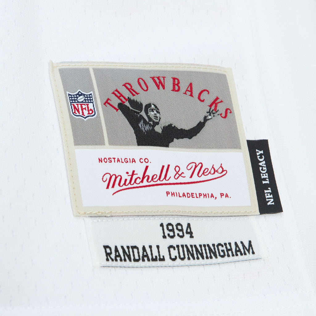 Mens Mitchell & Ness NFL WHITE THROWBACK JERSEY EAGLES 1994 RANDALL CUNNINGHAM