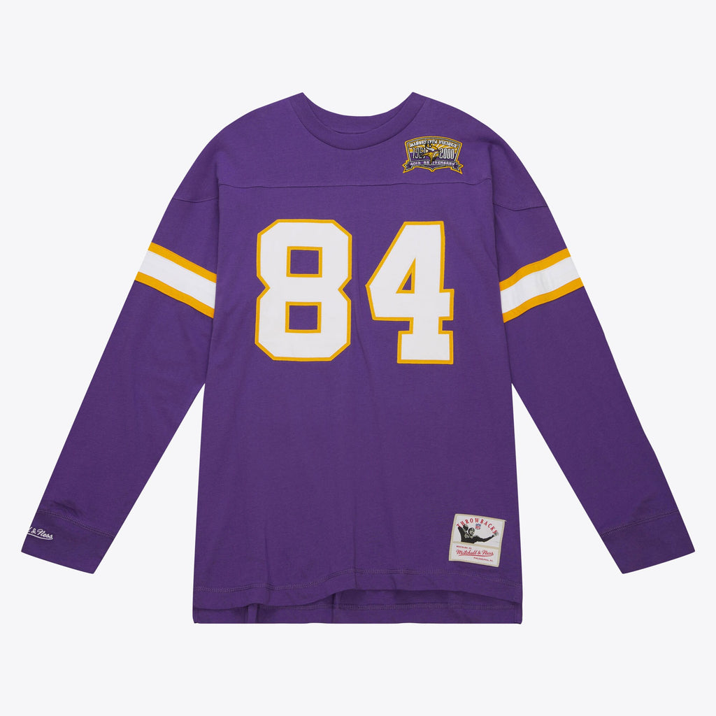 Mens Mitchell & Ness NFL N&N LS TEE VIKINGS 2000 RANDY MOSS