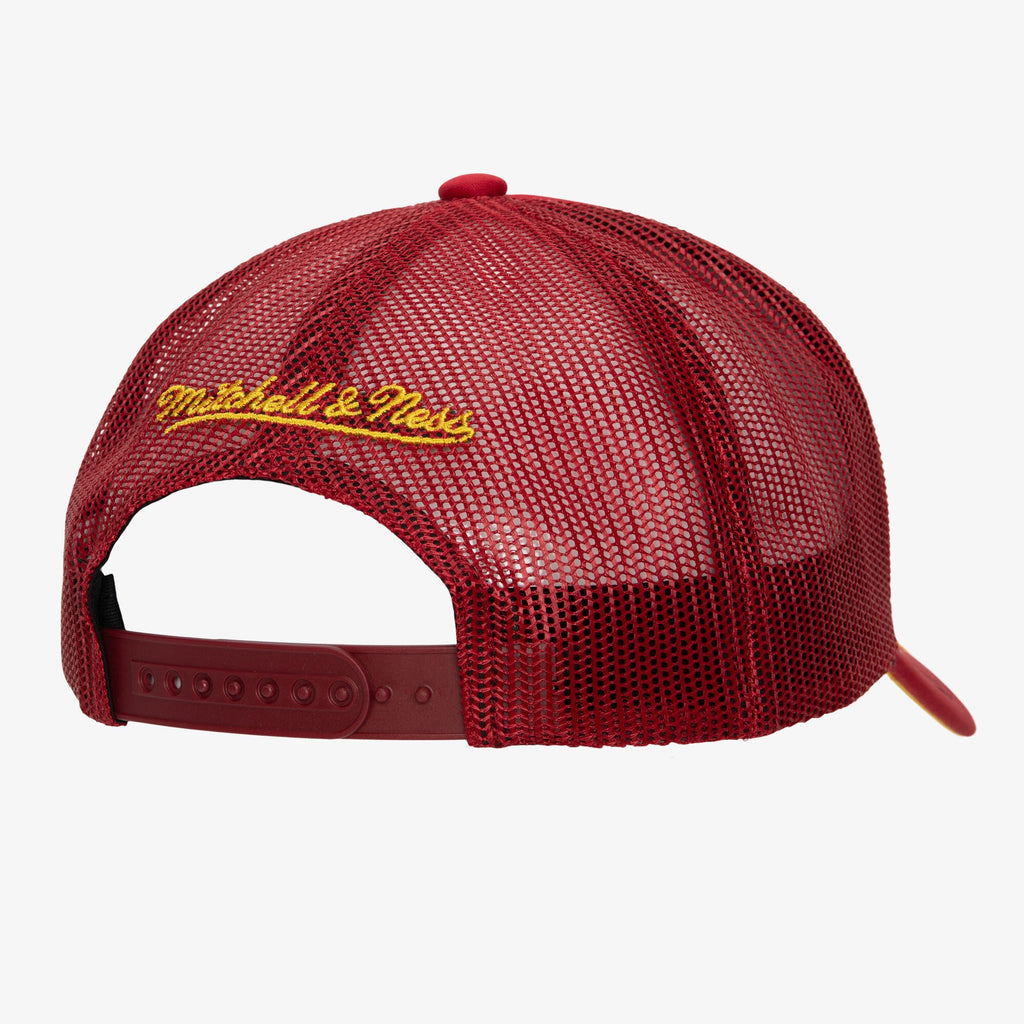 MENS MITCHELL & NESS NBA PUFF THE MAGIC TRUCKER HWC HAWKS